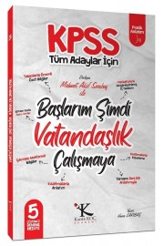 2021 KPSS Başlarım Şimdi Vatandaşlık Çalışmaya Ders Notları - Mehmet Akif Sarıbaş Kadir Koç Akademi