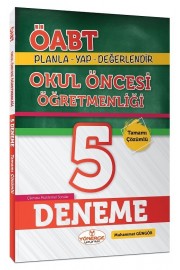 ÖABT Okul Öncesi Öğretmenliği 5 Deneme Çözümlü - Muhammet Güngör Yönerge Yayınları