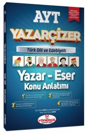 YKS AYT Türk Dili ve Edebiyatı Yazar Eser Yazarçizer Konu Anlatımı Yönerge Yayınları