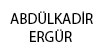 Abdülkadir Ergür